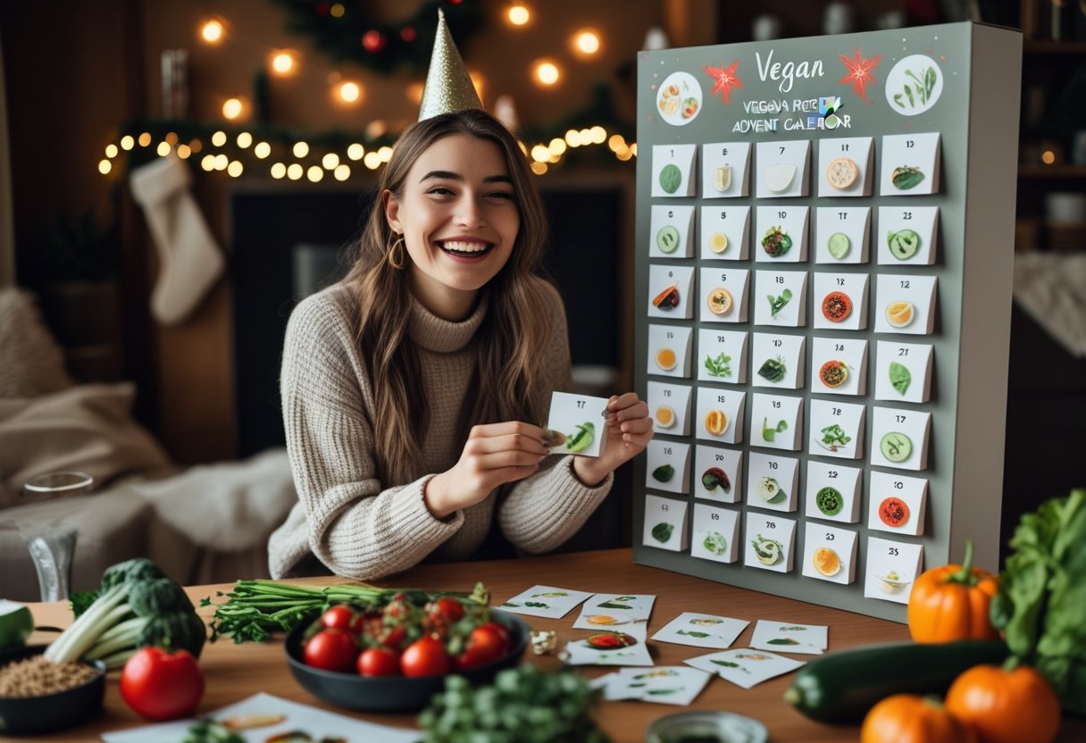 Fejr din 18 aars foedselsdag med en julekalender med veganske opskrifter
